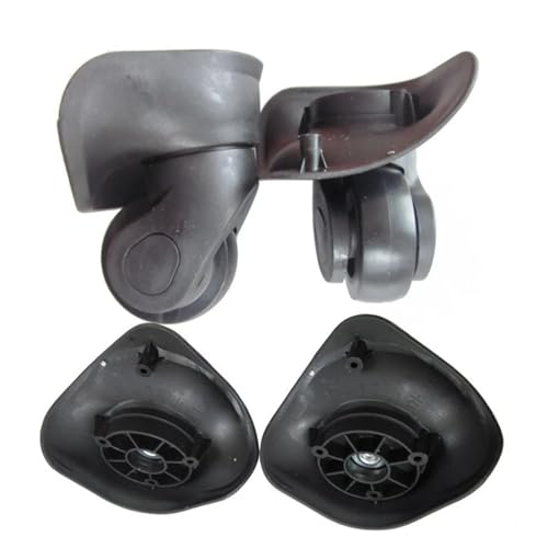 Luggage Wheels Suitcase 4pcs Universal Luggage Suitcase Wheels Replacement Silent Luggage Spinner Caster Wearable Customs Box Trolley Accessories for Replacement Upgrade Travel(Grey S)