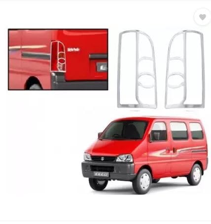 Car Tail Light/Tail lamp Backlight Chrome Cover for Maruti Eeco (2010-2018)