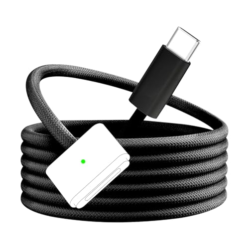 140 W Câble USB C vers Mag safe3 Charge Rapide de Type C Convertisseur avec lumière LED Compatible avec MacBook Pro M1 2021/M2 2023 (14