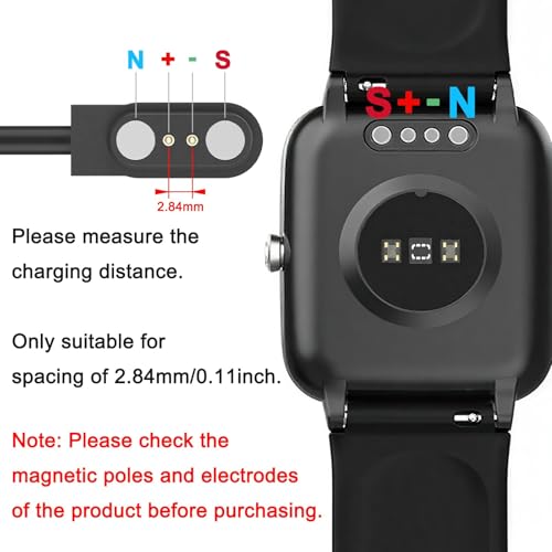 2-Pack Câble de chargeur pour MMBX IDW26 / APEX FIT Plus Chargeur Smartwatch, remplacement USB Câble de charge pour APEX FIT Plus/MMBX IDW26 Smartwatch
