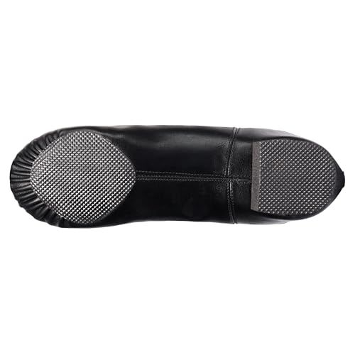 Image of Linodes Leather Lace Up Unisex Jazz Shoe for Women and Men's Dance Shoes