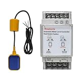 Roamoris AC 220V Sump Pump Float Switch Controller,AUTO Water Level Control, Liquid Relay Level Sensor Detector with 9.8Ft Float Switch for Sewage Pump,Tank, Septic Tank,NF04