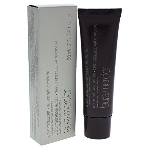 Laura Mercier Tinted Moisturizer Foundation Oil Free SPF 20, Porcelain, 1.7 Ounce