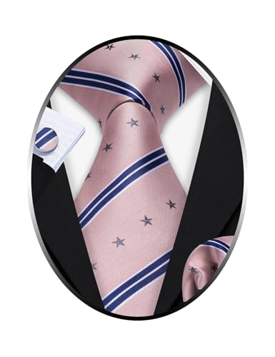 Image of Barry.Wang Man Tie Sets Skull Ties Animal Extra Long Necktie Silk Woven Handkerchief Cufflinks Festival Party Gift