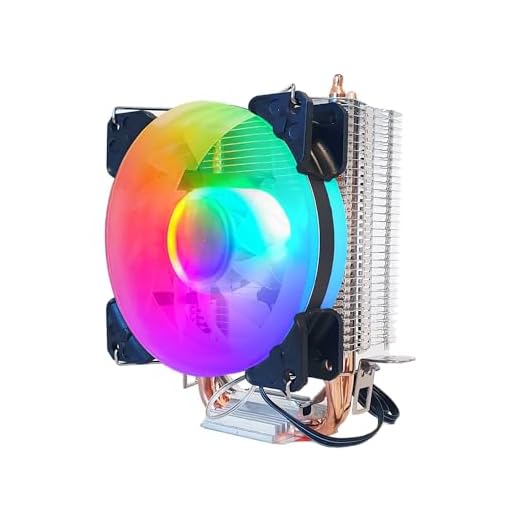 CPU Cooler Universal Led Rgb 2 Heatpipes 4 Pin Processador Intel Amd Ryzen i3 i5 i7 LGA 775, 115X, 1150, 1151, 1155, 1156, 1200, 1366, 1700 FM1, FM2, AM2, AM2+, AM3, AM3+, AM4, 754, 940, 939