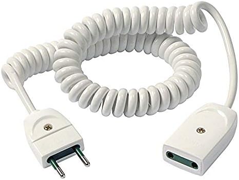 Prise Schneider Vimar 0P32392.B Prolongateur 3 M, Câble 3G1 Mm2 H05VV-F, Fiche 2P T 16 A 250 V~ Standard Allemand (Schuko), Prise SICURY 2P T 16 A 250 V~ Standard IT P30 (contacts De