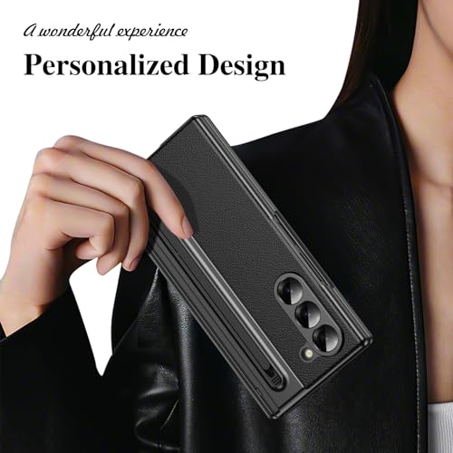 Étui Galaxy Z Fold 5 noir avec stylet et protection écran intégrée - 5