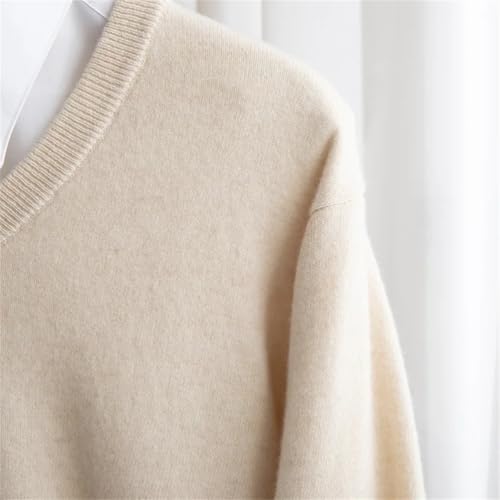Men Casual V Neck Sweater Ribbed Knit Slim Fit Long Sleeve Solid Color Pullovers Regular Fit Knitting Sweaters3