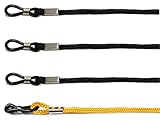 Pack de 4 gafas banda de cordón: 3 x en el color negro + 1 x Multicolor (selección)