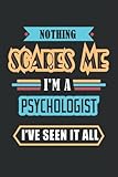 Photo Gallery psychologist nothing scares me: blank lined journal 110 pages 6x9 coworker gift notebook Photo Gallery psychologist nothing scares me: blank lined journal 110 pages 6x9 coworker gift notebook