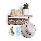 ✔️【Süßes Geschenk & Aufgeräumtes Zuhause】 Alle kleinen Dinge sind sichtbar und leicht zu erreichen. Sie verbringen keine kostbare Zeit damit, nach ihnen zu suchen. Nimmt nicht viel Platz an Ihrer Wand ein. Dieses Schlüsselregal ist ein süßes Geschenk für jemanden, der Ihnen wichtig ist, als Geburtstags-, Feiertags-, Einweihungsgeschenk.
