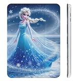 ディズニー アナと雪の女王 iPad Mini6 カバー 軽量 ipad Mini4 ケース ipad Mini5 ケース タブレットケース 三つ折り ペンシルホルダー付き 耐久 薄型 衝撃吸収