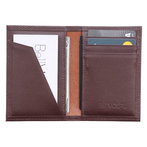 Carteira Masculina Mini Design Couro Legítimo (Marrom)