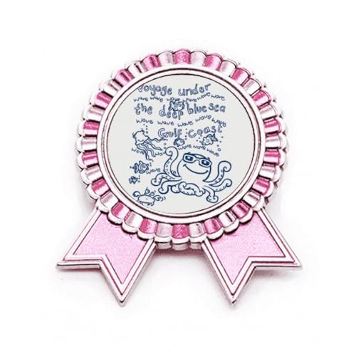 Broche pieuvre bleue accessoire mode vie marine rose métal M