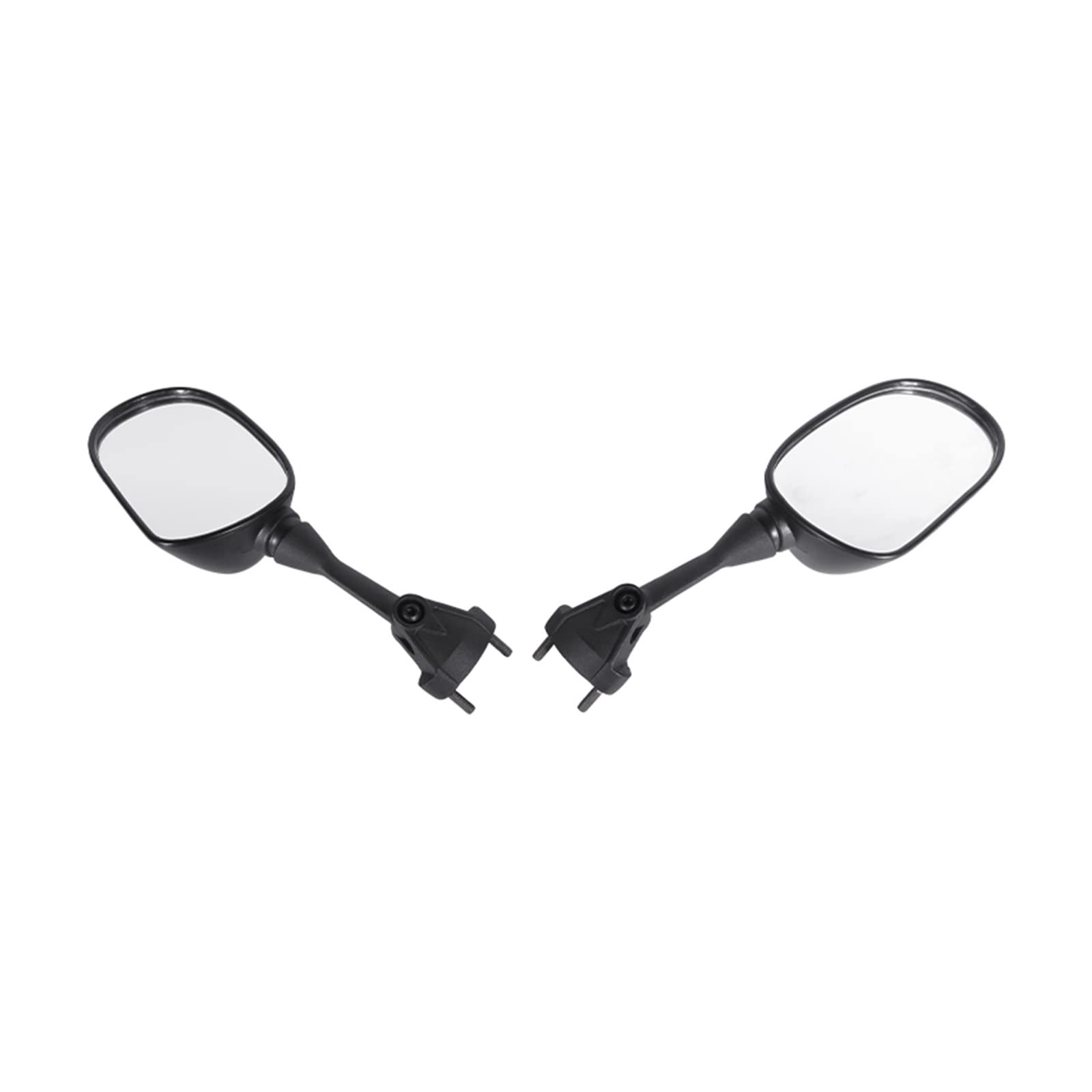 Accessori per specchietti Moto Specchi Retrovisori Staffa Foro Tappi per Kawasaki ZX-636 ZX-6R ZX-6RR 2005 2006 2007 2008 ZX-10R 2004 2005 2006 2007 2008 2009 2010 (Color : Black