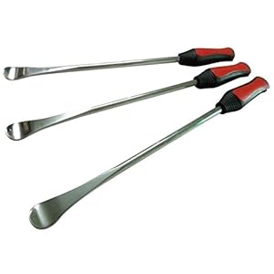 WAHEYNAO Long 14.5″ Tire Iron Lever Tool Spoon Motorcycle Bike Tire Change Kit Dirt Bike Touring Set of 3