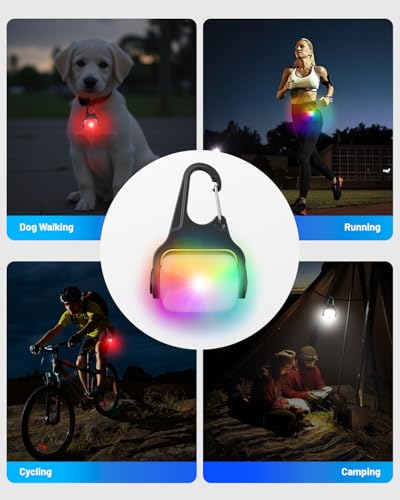 Lampe collier chien étanche IP65 et rechargeable 3 modes - 15