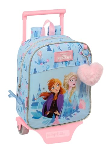 safta La Reine des Neiges Magic - Sac à Dos de crèche avec Chariot, idéal pour Les Enfants de différents âges, Confortable et Polyvalent, qualité et...