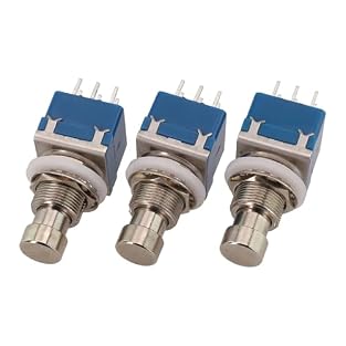 【Easy Replacement Design】The 3PCS PCB Button Switch 3PDT Foot Switch Guitar Switch features a user-friendly design, effortless switch replacement. 【Usage】This foot switch is specifically designed for reconnecting old-fashioned pedals or effectors, ma...