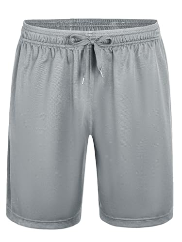 Facitisu Shorts masculinos leves atléticos de secagem rápida para academia e corrida, 2p-ny Lt, G