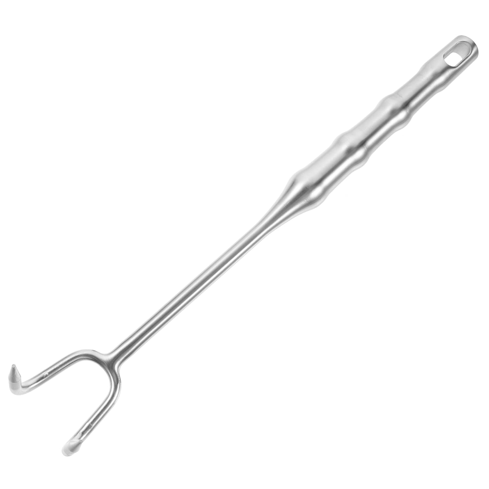 Cabilock Stainless Steel Meat Hook Turner Bbq Flipper for Grilling for and Kitchen Use and Easy to Handle for Meat Preparation