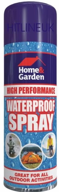 HitlineUK 300ml Waterproof Protector Aerosol Spray – Long-Lasting Water & Stain Protection for Shoes, Clothing, Tents & Outdoor Fabric – Invisible, Breathable, Quick-Dry