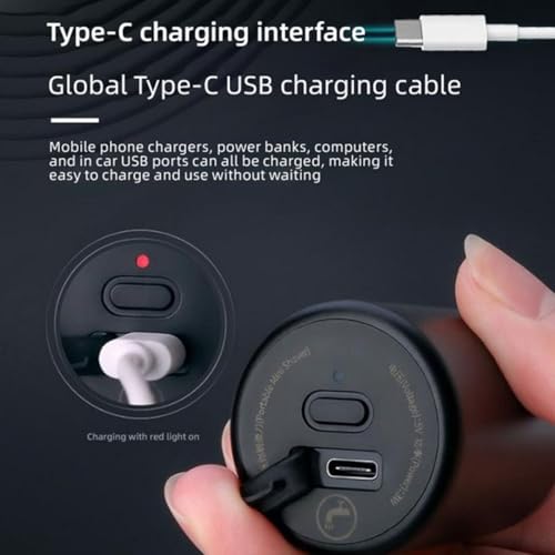 Image of SOPAMI Mini Shaver, Mini Electric Shavers for Men, Mini Electric Shaver, USB C Rechargeable Waterproof Electric Razor Trimmer