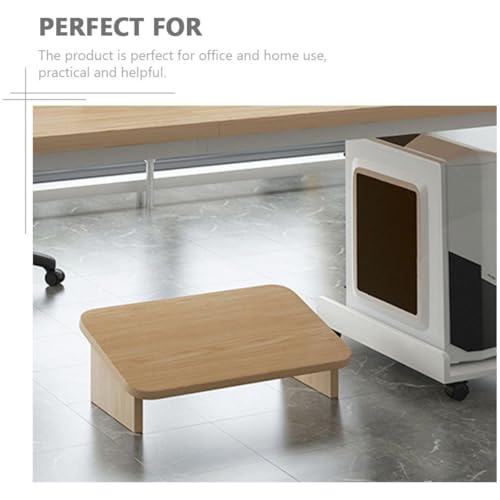 Repose-pieds de bureau en bois portable pour une posture saine - 4