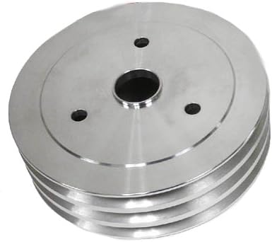 Compatible/Replacement for CHEVY SMALL BLOCK ALUMINUM CRANK PULLEY - 3 GROOVE (SHORT)