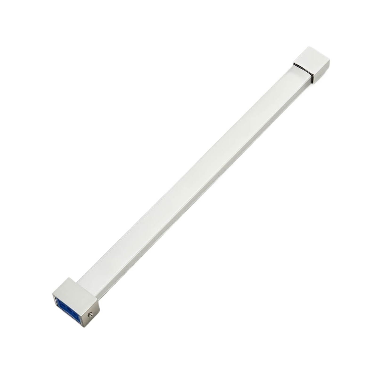 Black 40cm Square Extension Tube for Bathroom Shower Faucet Interface Middle Section Extra Extend Pipe Stainless Steel(Brushed Nickel-40cm)