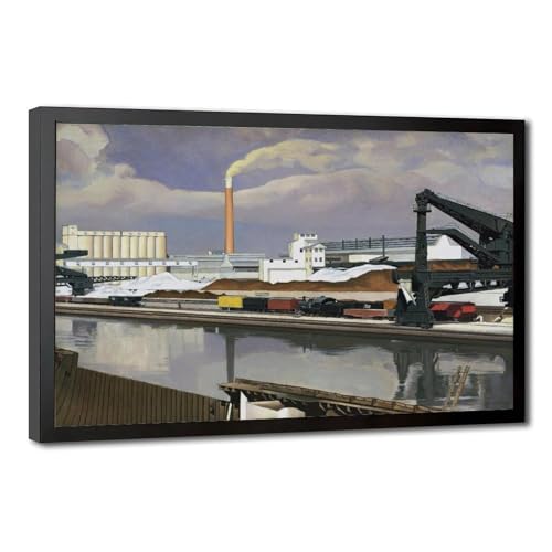 Tableau américain Charles Sheeler déco bureau et salon moderne