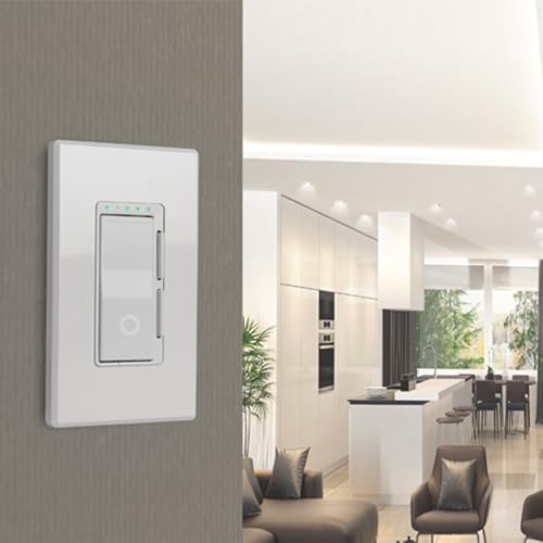 Feit Electric Smart Dimmer Switch, Neutral Wire Required for Installation, Compatible with Amazon Alexa and Google Assistant, Smart Dimmer Light Switch, White, Model:DIM/WiFi by Feit Electric - Image 9