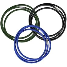 3 Pack Trash Can Bands Garbage Bag Elastic Bands Durable Rubber Band Fit 13-30 Gallon Garbage Cans Elastic Rubber Bands for Garbage Bag, Waste Bins, Litter Box Multicolor,Small