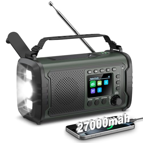 Radio DAB portable 27000mAh batterie rechargeable Bluetooth longue durée
