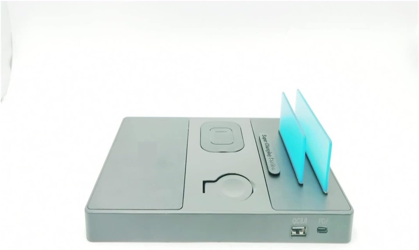 super fast charging station 100w multifunctional wireless charger 4 in 1 fast charging compatible with ipadmobile phonewatchlaptop