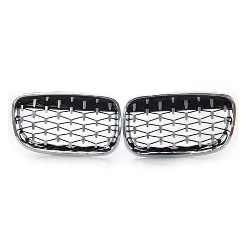 Rejillas frontales cromadas para coche X5 E70 con protección de radiador integrada