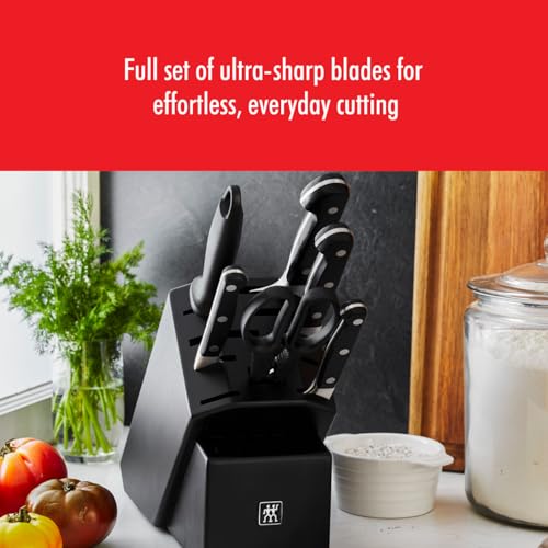 Image of ZWILLING Pro 7-pc Knife Block Set - Black