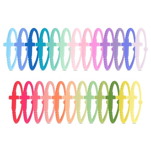 Image of Ryan & Rose Jesus Bracelets - Cross Silicone Bracelet