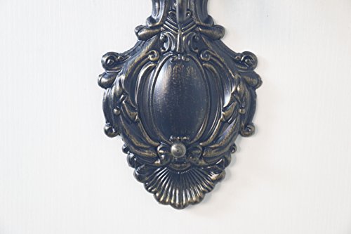 AiNan 8-Inch Tiffany Style Wall lamp,Retro Art Glass Shade Lighting,European Style Baroque Mirror lamp, Sconces for Balcony,Bedroom, Corridor