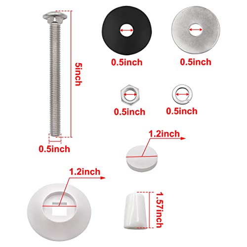 West Orgin 67-209-911-Ss Mounting Kit For Pool Diving Board Replacement For Two Hole Residential Diving Board #TOP2
