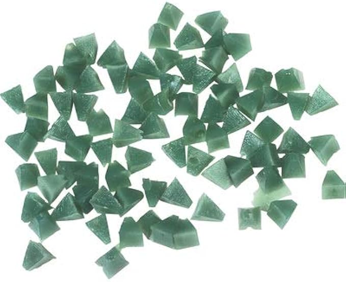 Raytech 41-125 Plastic Media, Pyramid, Green, 50 lb
