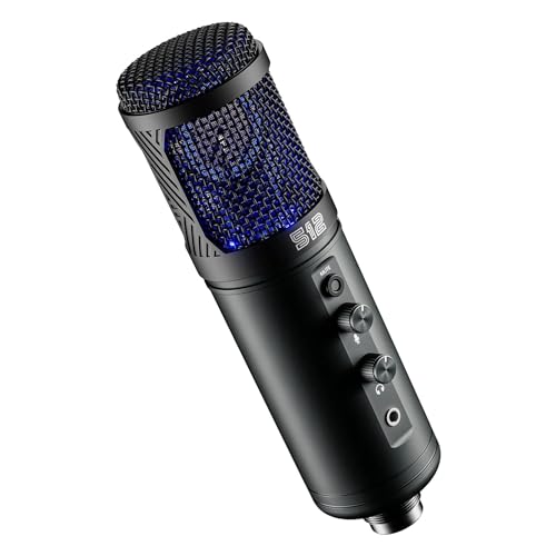512 Audio 512-UPM By Warm Audio Tempest - Large Diaphragm Studio Condenser Usb Microphone + Stand + Shock Mount thumb #5