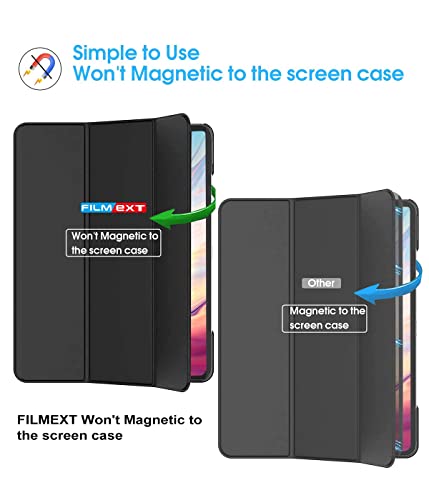 Filmext Magnetic Ipad Pro Privacy Screen Protector For Ipad Pro 11" M1/Ipad Air 5 2022 M1 10.9"/Air 4 2020, Ipad Pro 11/10.9 Screen Protector,Removable Anti Glare Anti-Spy Filter [Landscape Privacy] #TOP7