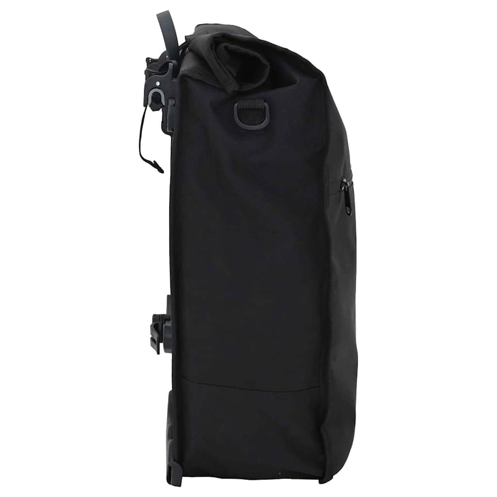 Borsa da bicicletta nera in poliestere, impermeabile e antiscivolo, con ampio spazio e comoda imbottitura, ideale per bici da città, MTB, bici da strada e escursioni in bicicletta all'aperto