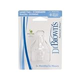Dr. Brown's Standard Bottle Preemie Nipple, 2 count (Pack of 3)