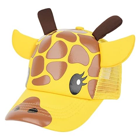 Happy Cherry Baby Cute Cartoon Animals Baseball Cap Kid Toddler Breathable Sun Hat Giraffe 2-4 Years Cover