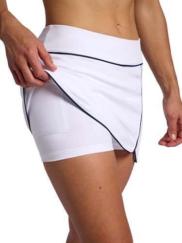 Head Women's Breakpoint Piping Skort, Standard Fit, Mid-Rise, Stretch Midweight Material, Built-in Compression Shorts - Image 7