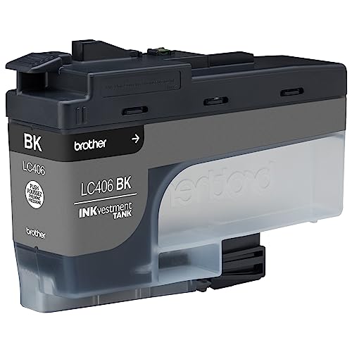Image of Brother Genuine LC406BK Standard Yield Black INKvestment Tank Ink Cartridge