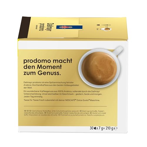 NESCAFÉ DOLCE GUSTO DALLMAYR prodomo Kaffeekapseln 3er Vorratspack (3 x 30 Portionen) – Bild 4