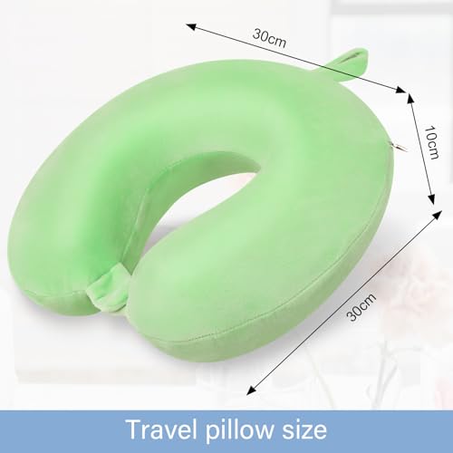 Image of Neck Pillows for Travel Comfortable Travel Neck Pillow U Shape Memory Foam Support Neck and Head Portable Neck Travel Pillow Suitable for Airplane Trains Car Travelings